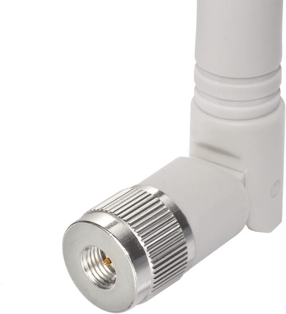 Superbat 4G LTE Antenna SMA 8dBi Wide Band Omni Directional Antenna White 700-2700Mhz for Network Hotspot Modem Security Camera Access Point