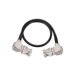 Superbat Thin 3G/6G/12G SDI Cable 1ft BNC Cable 75 Ohm Precision SDI Video Cable Right Angle Supports HD-SDI/3G-SDI/4K/8K Monitor Surveillance DVR Recorder