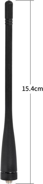 Superbat Walkie Talkie Short Antenna SMA Female Two Way Radio Antenna for Samcom FPCN30A/ FPCN10A Radio, Portable Walkie Talkies (2-Pack)