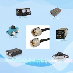 Superbat PL259 Cable CB Coax Cable UHF RG58 Coaxial Cable 3ft +3pcs SMA/BNC/PL259/SO239 Adapter Kit for HAM Radio, Antenna Analyzer, Dummy Load, SWR Meter