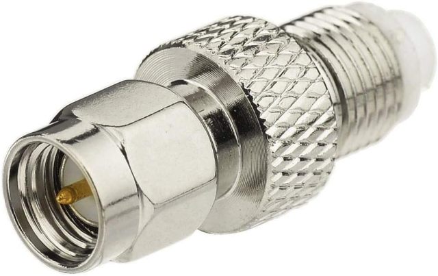 wlaniot 2pcs SMA to FME Adapter SMA Male Plug to FME Female Jack RF Coaxial Connector