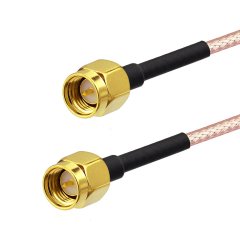 Superbat SMA Coax Cable SMA Male to SMA Male Adapter Cable 6.5ft RG316 Coax Jumper 50 Ohm for 3G 4G LTE WiFi Antenna Analyzer Router RTL SDR Dongle etc. 2-Pack