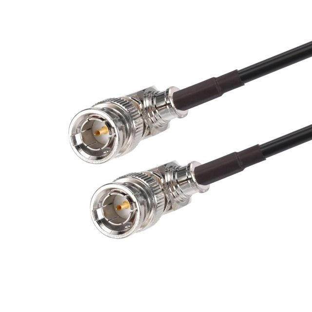 Superbat 3G/6G/12G SDI Cable 3ft BNC Cable 75 Ohm Thin Precision SDI Video Cable Right Angle Supports HD-SDI/3G-SDI/4K/8K Monitor Surveillance Camera CCTV System
