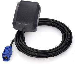 Superbat Vehicle Car Active GPS Antenna Hidden Magnetic Mount Waterproof Fakra Antenna for Car Truck GPS Navigation Receiver System Factory DVD Stereo Head Unit
