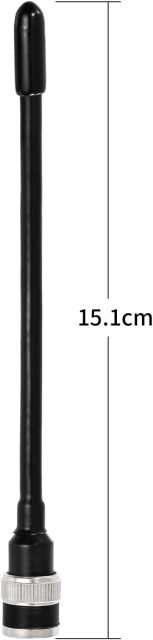 Superbat UHF Antenna 400-470MHz Two Way Radio Antenna with BNC Male Connector 2-Pack for CB Handheld/Portable Radio Transceiver, Scanner, Wireless Walkie Talkie etc.