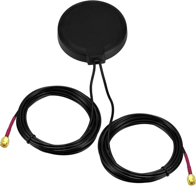 Superbat 4G LTE Antenna Dual Band MIMO Antenna Magnetic Mount Omni-Directional SMA Male Antenna for Verizon AT&T T-Mobile Sprint 4G LTE Router Cellular Gateway Modem Wireless Router etc.
