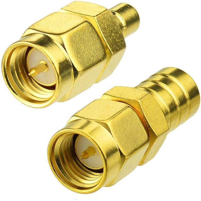 wlaniot SMB to SMA Adapter Kit SMA Male to SMB Male + SMA Female to SMB Female RF Coaxial Connector for Sirius XM Satellite Radio Antenna 2pcs