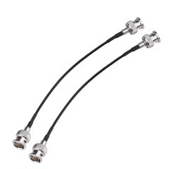 Superbat 3G SDI Cable 75 Ohm BNC Male to Male Black RG179 SDI Video Cable 6inch for Professional Camcorders SDI Video Splitter SDI Monitor Switcher,Supports HD-SDI/3G-SDI/4K/8K(2-Pack)