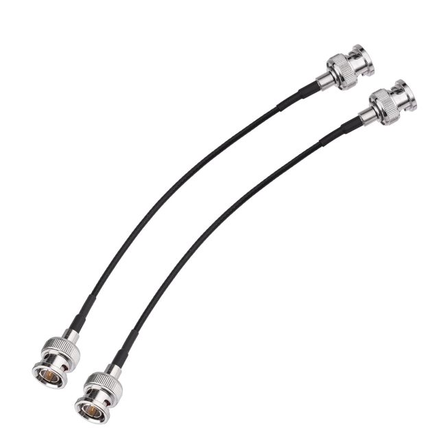 Superbat 3G SDI Cable 75 Ohm BNC Male to Male Black RG179 SDI Video Cable 6inch for Professional Camcorders SDI Video Splitter SDI Monitor Switcher,Supports HD-SDI/3G-SDI/4K/8K(2-Pack)