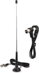 Superbat FM Antenna for Stereo Receiver Indoor + Telescopic FM Radio Antenna 75 Ohm UNBAL Coaxial Cable Wire Antenna for Yamaha Onkyo Table Home Stereo Receiver Radio Receiver