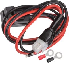 Superbat 30A 6-pin DC Power Supply Cable 12AWG Short Wave Power Cable for Yaesu Icom Alinco Mobile Radio Power Cord