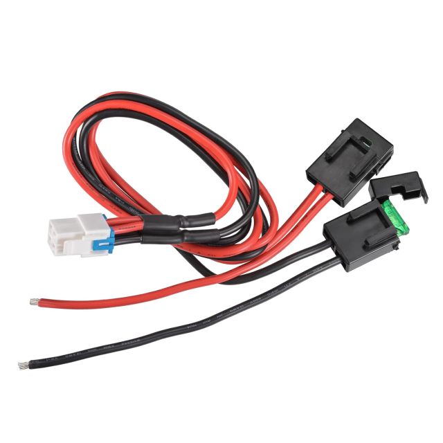 Superbat DC Power Supply Cable 4-Pin 12 AWG 12V 30A Short Wave Power Supply Cord Cable Adapter Fuse Wire for Yaesu  Icom Radios