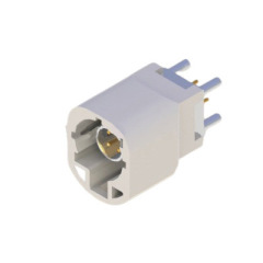 FAKRA 4pin HSD B Male plug Straight  PCB Mount Connector