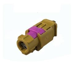FAKRA K HSD Female  Straight Jack Connector for Dacar 535 Cable