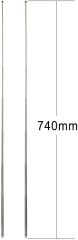 Bingfu 7 Sections Telescopic 74cm AM FM Antenna Portable Radio Antenna Replacement (2-Pack) Compatible with Indoor Portable Radio Home Stereo Receiver AV Audio Video Home Theater Receiver TV Tuner