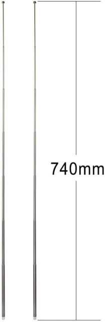 Bingfu 7 Sections Telescopic 74cm AM FM Antenna Portable Radio Antenna Replacement (2-Pack) Compatible with Indoor Portable Radio Home Stereo Receiver AV Audio Video Home Theater Receiver TV Tuner