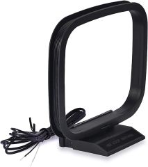 Bingfu AM Loop Antenna with 2 Pin Bare Wire Compatible with Pioneer Onkyo Yamaha Marantz Pyle Indoor Radio Bluetooth Home Stereo Receiver AV Audio Video Home Theater Receiver Power System