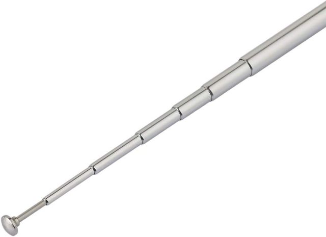 Bingfu Police Radio Scanner Antenna 20-1300MHz 7 Sections Telescopic BNC Male Antenna Ham Radio Handheld CB Radio Antenna for Uniden Whistler Police Radio Scanner Two Way Radio Frequency Counter