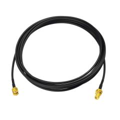 Bingfu WiFi Antenna Extension Cable 2-Pack RP-SMA Male to RP-SMA Female Bulkhead Mount RG174 Cable 3m 10 feet for WiFi Router Security IP Camera Wireless Network Card Adapter