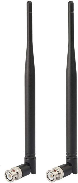 Bingfu Wireless Microphone Receiver Antenna UHF 400MHz-960MHz BNC Male Antenna (2-Pack) for Wireless Microphone System Receiver Remote Digital Audio Mic Receiver Tuner UHF Ham Radio