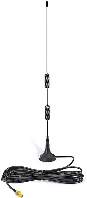 Bingfu Dual Band VHF UHF 136-174MHz 400-470MHz Ham Radio Antenna Handheld Two Way Radio Magnetic Base SMA Female Antenna for Wouxun BaoFeng BF-F8HP UV-5R UV-82 BF-888S Ham Radio Walkie Talkie