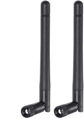 Bingfu Dual Band WiFi 2.4GHz 5GHz 5.8GHz 3dBi MIMO RP-SMA Male Antenna (2-Pack) for WiFi Router Wireless Network Card USB Adapter Security IP Camera Video Surveillance Monitor
