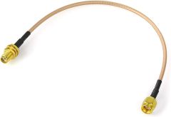 Bingfu SMA Female Bulkhead Mount to SMA Male RG316 Antenna Extension Cable 12 inch 30cm 2-Pack Compatible with 4G LTE Router Cellular SDR USB Dongle Receiver