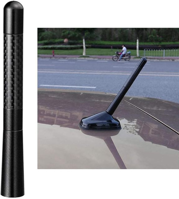 Bingfu Car Radio Antenna Mast Carbon Fiber Truck Antenna Replacement for Ford F150 Raptor F250 F350 F450 Super Duty, Dodge RAM 1500 2500 3500, Toyota, Nissan, Jeep