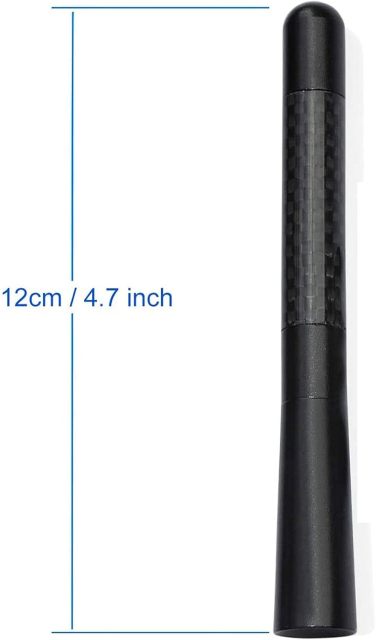 Bingfu Motorcycle Carbon Fiber Antenna Mast Motorcycle Radio Antenna Replacement 2-Pack Compatible with Harley Davidson Motorcycle 1989-2023 Touring Electra Glide Road Glide Tour Ultra Classic