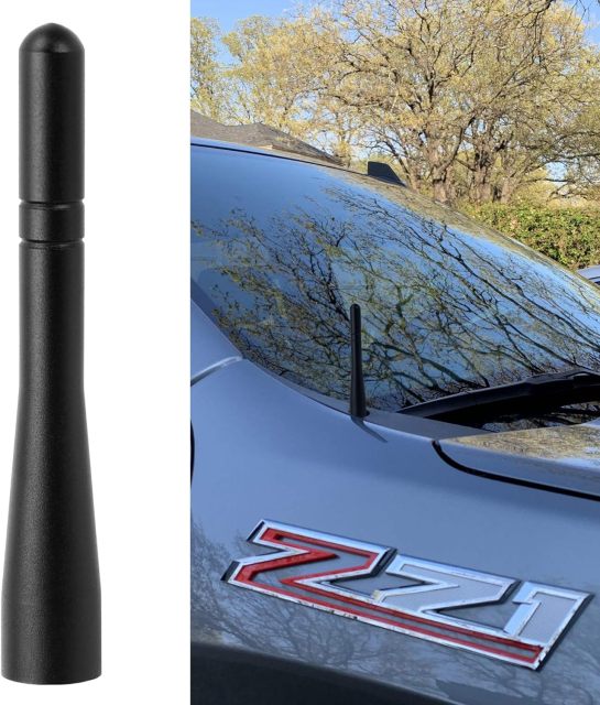 Bingfu Vehicle Short Antenna Mast Car Truck Antenna Replacement for GM Chevy Chevrolet Silverado 1500 2500 3500 Colorado Equinox Trailblazer Trax Sonic GMC Sierra 1500 2500 3500 Denali Terrain Yukon