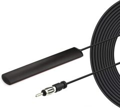 Bingfu Car Antenna Car Stereo FM AM Radio Antenna Car Adhesive Mount Hidden Patch Antenna for Vehicle Truck SUV Car Stereo in Dash Head Unit CD Media Receiver Player Audio HD Radio Tuner Amplifier