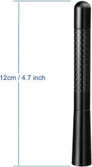 Bingfu Car Radio Antenna Mast Carbon Fiber Truck Antenna Replacement for Ford F150 Raptor F250 F350 F450 Super Duty, Dodge RAM 1500 2500 3500, Toyota, Nissan, Jeep