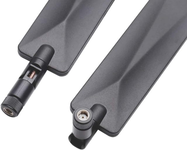 Bingfu 4G LTE Cellular Trail Game Camera Antenna 9dBi RP-SMA Male (2-Pack) Compatible with Spypoint Stealth Cam Tactacam Cuddeback Camera Wireless Router Security Camera