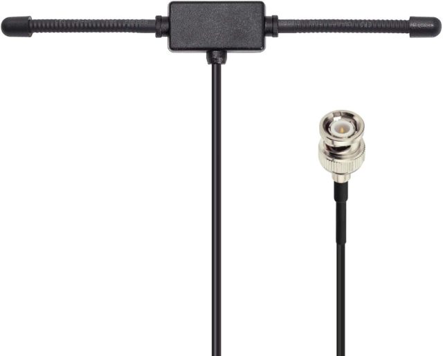 Bingfu VHF UHF Car Truck Police Scanner Adhesive Mount Antenna Vehicle Ham Radio Amateur Radio Mobile Scanner BNC Male Dipole Antenna Compatible with Uniden Bearcat Whistler Radio Shack Radio Scanner