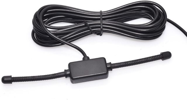Bingfu VHF UHF Car Truck Police Scanner Adhesive Mount Antenna Vehicle Ham Radio Amateur Radio Mobile Scanner BNC Male Dipole Antenna Compatible with Uniden Bearcat Whistler Radio Shack Radio Scanner