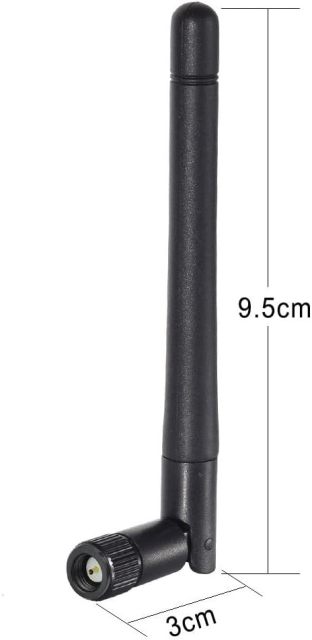 Bingfu Dual Band WiFi Antenna 2.4GHz 5/5.8GHz 3dBi SMA Male Antenna(4-Pack) for Wireless Vedio Security IP Camera Recorder Surveillance Recorder Truck Trailer Rear View Backup Camera Reversing Monitor
