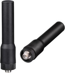 Bingfu Dual Band VHF UHF 136-174MHz 400-470MHz Ham Radio Antenna Two Way Radio Walkie Talkie 2.5 inch Mini Soft Whip SMA Female Antenna 2-Pack for Wouxun Baofeng BF-F8HP UV-5R UV-82 BF-888S