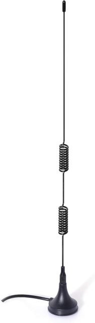 Bingfu VHF UHF Ham Radio Police Scanner Antenna Amateur Radio Mobile Radio Scanner Antenna Magnetic Base BNC Male Antenna Compatible with Uniden Bearcat Whistler Radio Shack Police Scanner Ham Radio