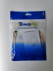 Bingfu WiFi Antenna Extension Cable (2-Pack) RP-SMA Male to RP-SMA Female Bulkhead Mount RG316 Cale 30cm 12 inch for WiFi Router Security IP Camera Wireless Mini PCI Express PCIE Network Card Adapter