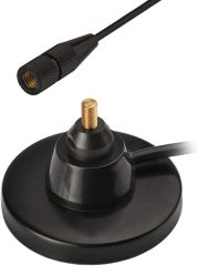 Bingfu Ham Radio Vehicle Car Mobile Radio Antenna Dual Band VHF UHF 136-174MHz 400-520MHz Magnetic Base PL259 Male Antenna for BTECH ICOM Midland Yaesu TYT AnyTone Amateur Radio Two Way Radio