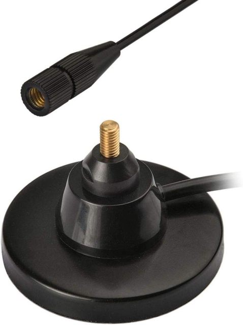 Bingfu Ham Radio Vehicle Car Mobile Radio Antenna Dual Band VHF UHF 136-174MHz 400-520MHz Magnetic Base PL259 Male Antenna for BTECH ICOM Midland Yaesu TYT AnyTone Amateur Radio Two Way Radio