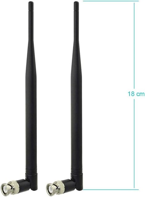 Bingfu Wireless Microphone Receiver Antenna UHF 400MHz-960MHz BNC Male Antenna (2-Pack) for Wireless Microphone System Receiver Remote Digital Audio Mic Receiver Tuner UHF Ham Radio