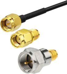 Bingfu Gate Opener Antenna for GTO Mighty Mule MM371W MM372W MM571W MM572W MMS100 LiftMaster Ghost Controls Multicode Automatic Garage Gate Opener F Type/SMA/RP-SMA 433MHz Extended Antennas