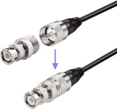 Bingfu CB Antenna 27MHz CB Radio Antenna Magnetic Base Handheld CB Antenna PL259 & BNC Male Compatible with Cobra Midland Uniden Maxon President Vehicle Car Truck Mobile CB Radio Handheld CB Radio