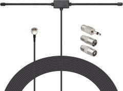 Bingfu FM Radio Dipole Antenna for Stereo Receiver Indoor Pioneer Onkyo Yamaha Marantz Bose Wave Music System FM Radio Home Stereo Receiver AV Audio Video Home Theater Receiver