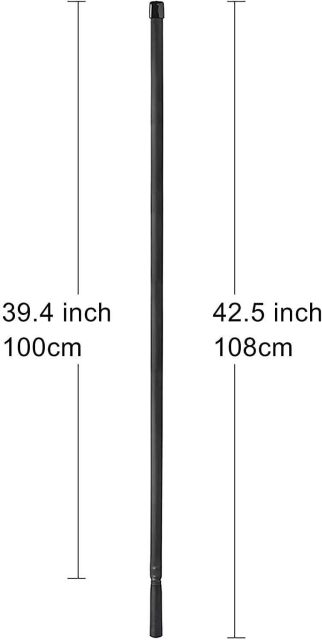 Bingfu Foldable CS Tactical SMA Female Ham Radio Antenna 2-Pack Dual Band VHF UHF 136-520MHz 42.5 inch Antenna for Baofeng BF-F8HP UV-5R UV-82 BF-888S GT-3 Ham Two Way Radio Walkie Talkie