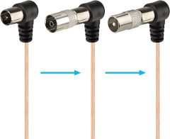 Bingfu FM Antenna FM Dipole Antenna 75 Ohm Indoor FM Radio Antenna AM Loop Antenna for Pioneer Onkyo Yamaha Marantz Indoor Bluetooth Home Stereo Receiver AV Audio Video Home Theater Receiver Tuner