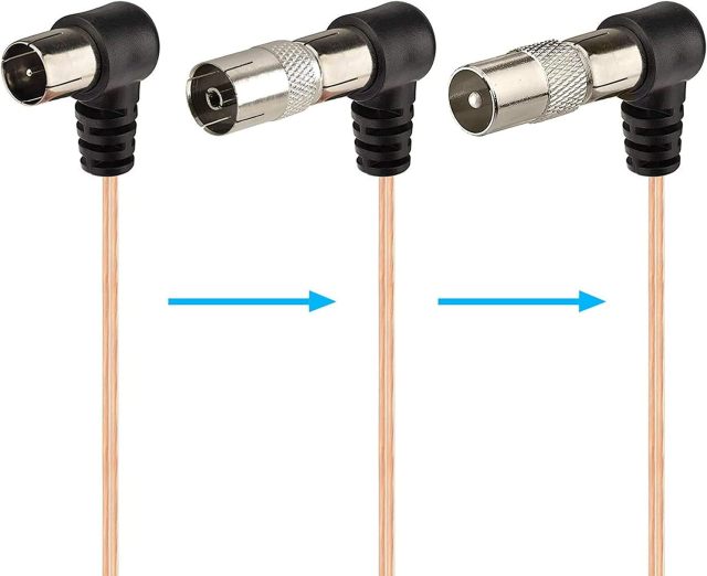 Bingfu FM Antenna FM Dipole Antenna 75 Ohm Indoor FM Radio Antenna AM Loop Antenna for Pioneer Onkyo Yamaha Marantz Indoor Bluetooth Home Stereo Receiver AV Audio Video Home Theater Receiver Tuner