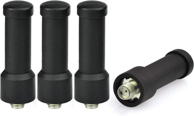 Bingfu UHF 400-470MHz Two Way Radio Antenna Replacement Walkie Talkie SMA Female Short Antenna 4-Pack Compatiable with BaoFeng BF-888S Arcshell AR-5 AR-6 AR-7 Retevis H-777 H-777S  FRS Radio