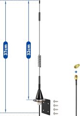 Bingfu 4G LTE RP SMA Cellular Antenna 7dBi Outdoor Antenna (2 Pack) Compatible with Spypoint Link Micro Covert Spartan Stealth Cam Tactacam Muddy Trail Game Camera Security Camera Wireless Router